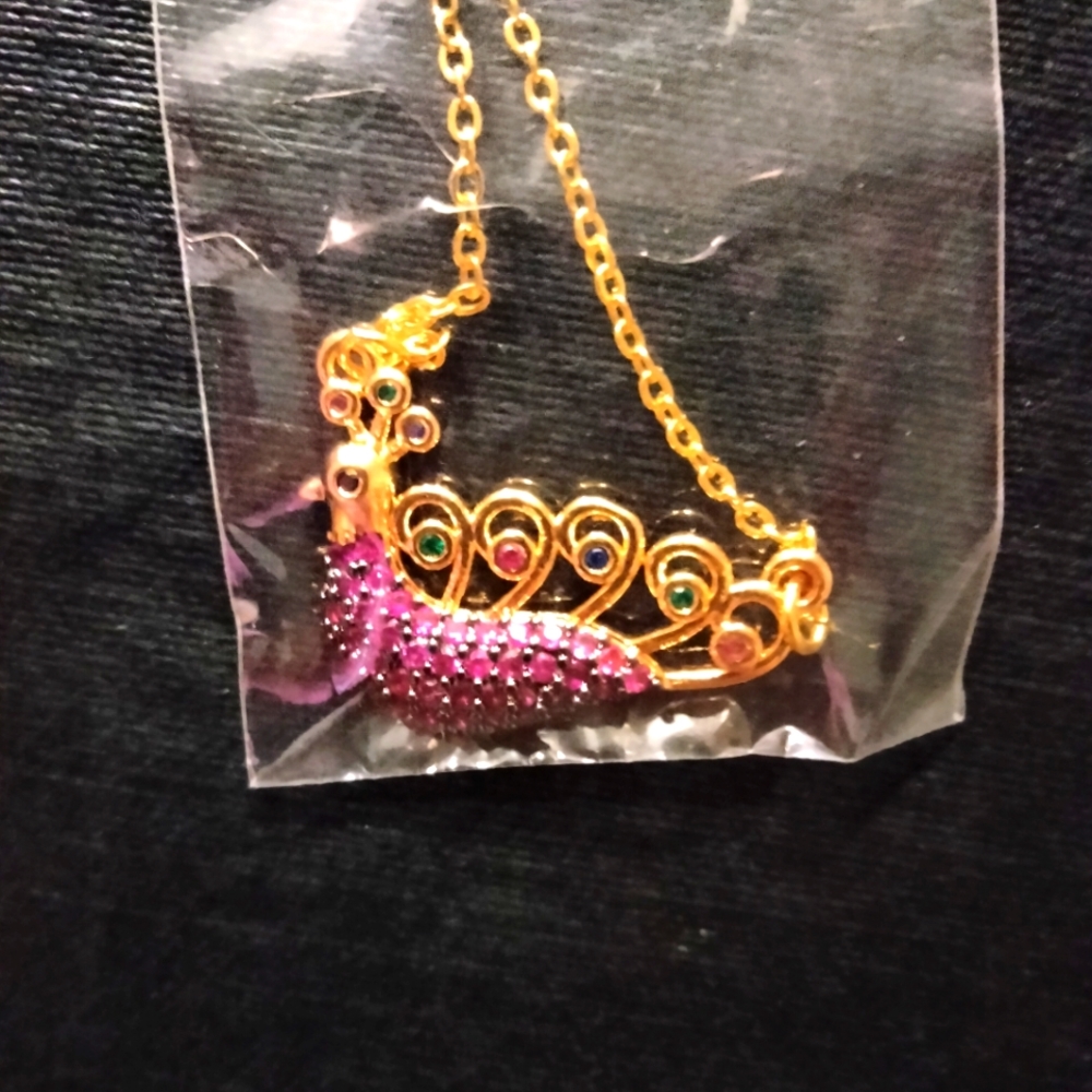 Peacock necklace for women
